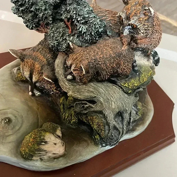 Vintage Bossons the crown collection Racoons - Picture 4 of 9